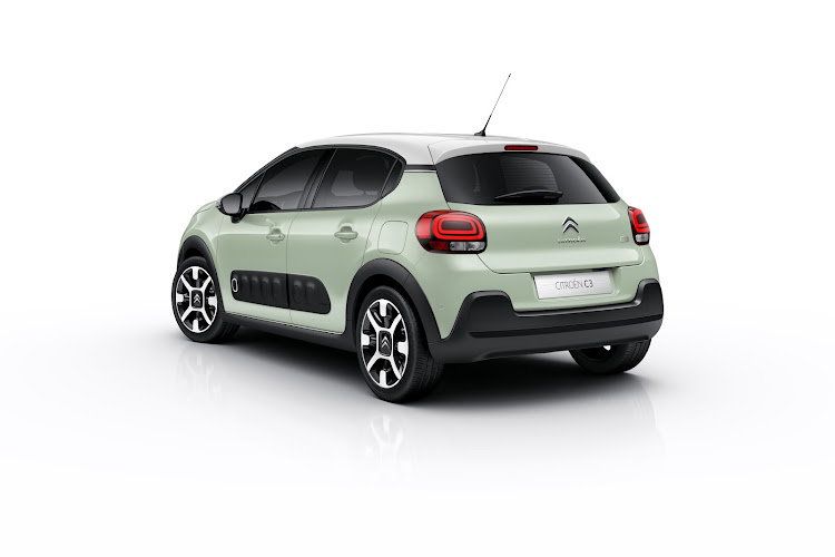 This latest-generation C3, which wasn’t previously sold in SA, has "AirBump" protective cladding on the doors as a typically quirky Citroën design feature. Picture: SUPPLIED