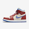 wmns air jordan 1 zoom air comfort sail / hyper royal / white / redstone