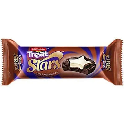 Britannia Treat Stars Creme & White Choco Duo - 100 gm