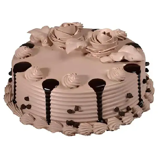 Chocolate Cream Ganache Drop Cake