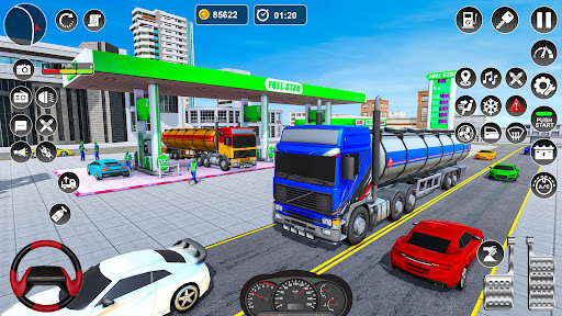 Screenshot Oil Tanker Truck Games 2023 3D