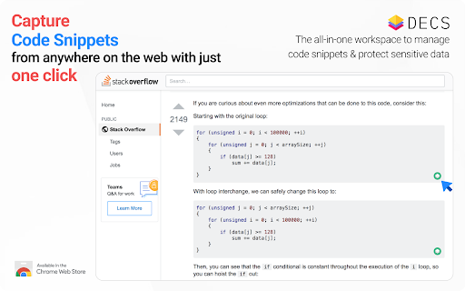 DECS - Code Snippets Manager