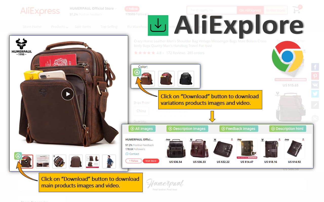 AliExplore | AliExpress Image Downloader Preview image 4