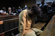 Thabo Bester in the Bloemfontein magistrate's court on April 14 2023, where he faces various charges.