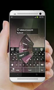 Infinity of cosmos GO Keyboard Screenshots 7