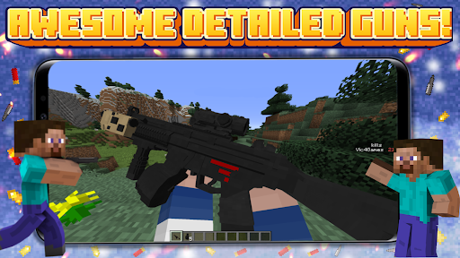 Screenshot Weapon & Gun Mod for Minecraft