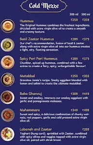 Tru Falafel menu 1