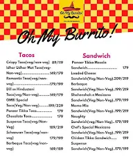 Oh My Burrito! menu 1