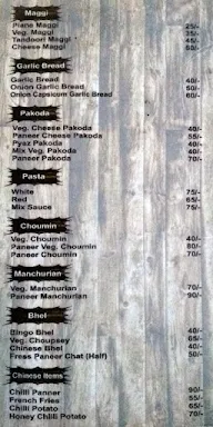 Hr Juices & Fast food menu 2