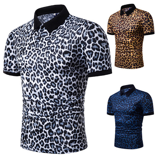 Title 6, Mens Fashion Aviary Print Short Sleeve Lapel T...