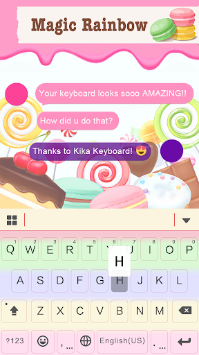 Magic Rainbow Keyboard Theme