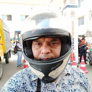 sunil Ullegaddi at Indian Oil,Lnb Filling Station, HSR,  photos