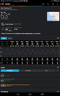 Weather Underground screenshot for Android