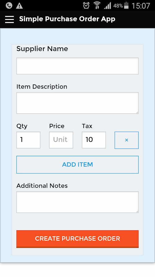 Android application Simple PO screenshort