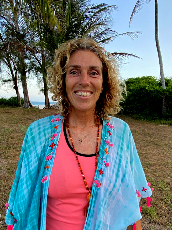 Founder and organizer of the Lamu yoga Festival Monica Fauth.