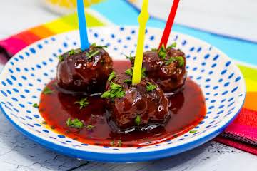 Grandpa Ray’s Sweet and Spicy Meatballs