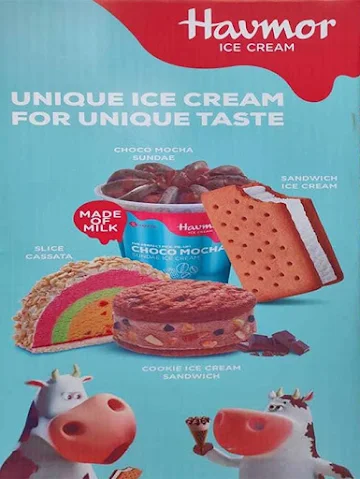 Havmor Ice Cream menu 