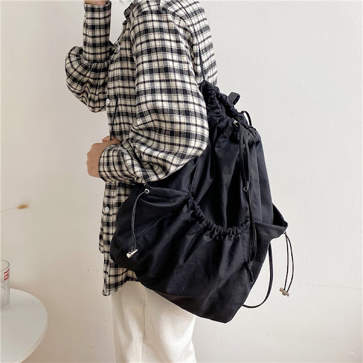 Title 22, Creative Handbags, Womens Drawstring Bucket Bag