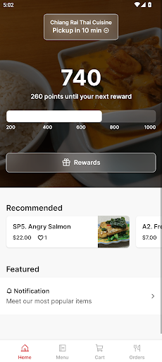 Screenshot Chiang Rai Thai Cuisine