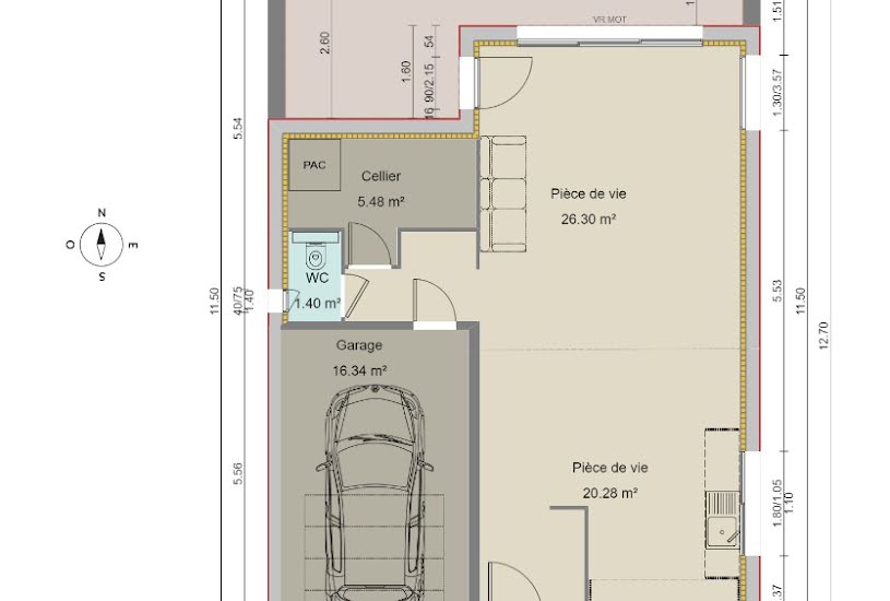  Vente Terrain + Maison - Terrain : 702m² - Maison : 90m² à Gap (05000) 