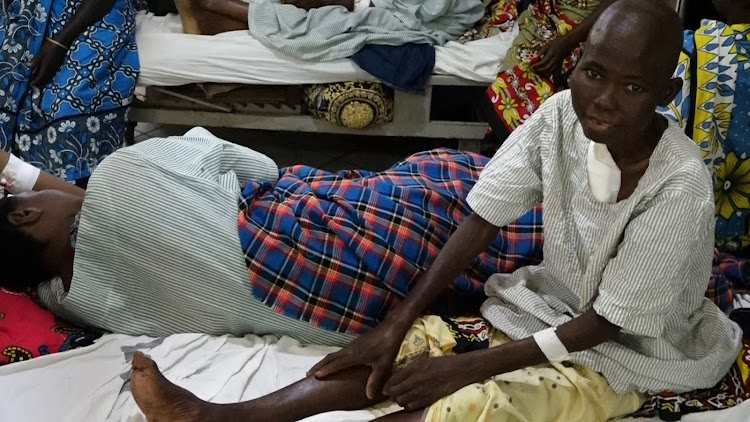 Patients at the Malindi Subcounty Hospital.