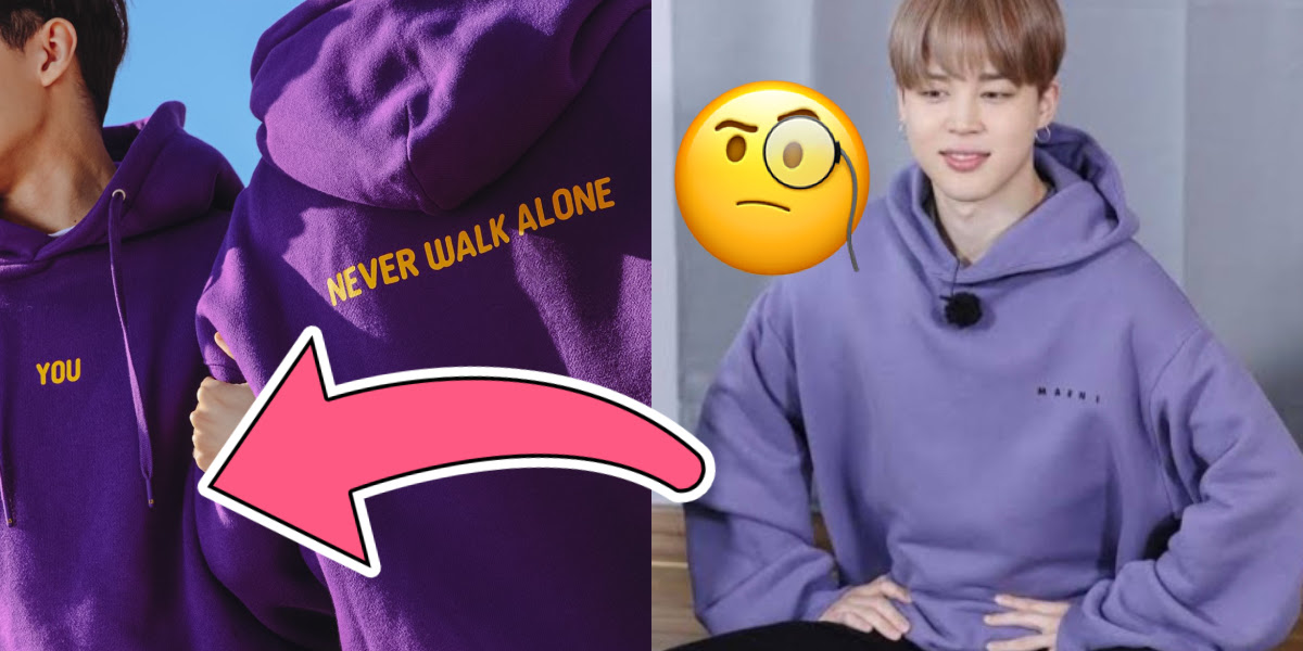 Jimin You Never Walk Alone Purple Hoodie