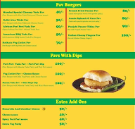 Pav Man menu 1