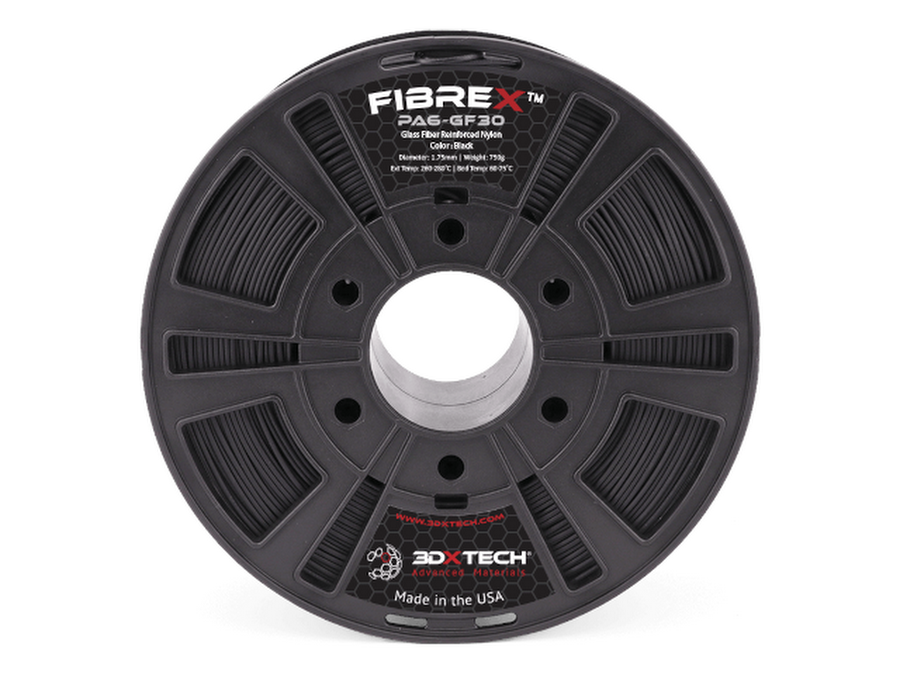 3DXTech FibreX PA6+GF30 2.85mm Dark Grey