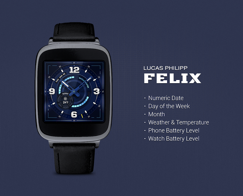 Felix watchface by LucasPhilip Screen 3