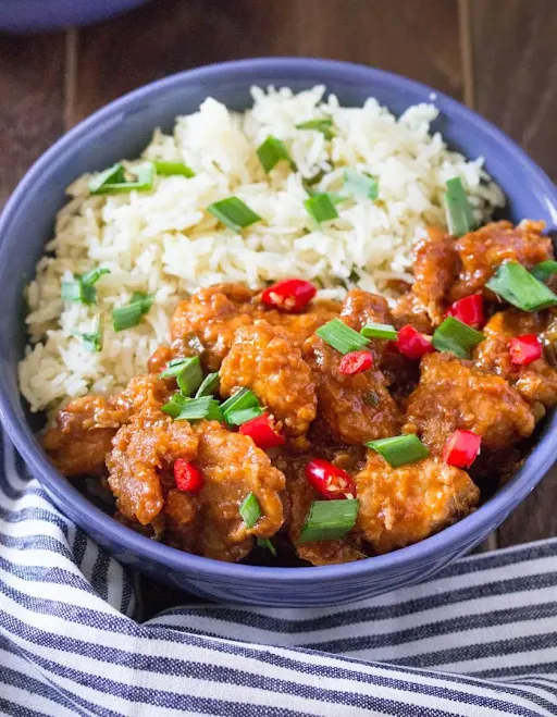 Chicken Manchurian Rice Bowl