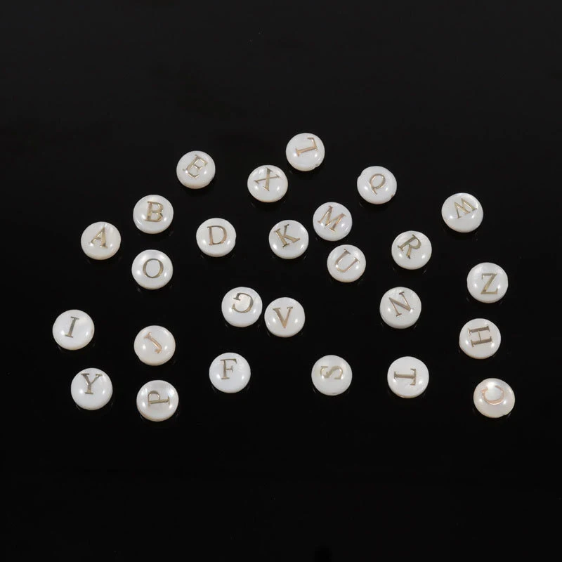 Title 3, Bracelet de perles pour femme avec lettres angl...