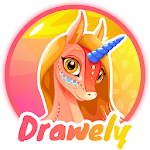 Cover Image of Herunterladen Drawely: Zeichnen Sie bunte süße Mädchen 100.0.2 APK