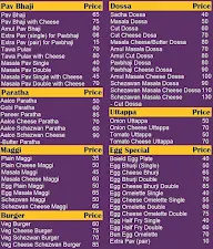 Cafe Durga menu 1