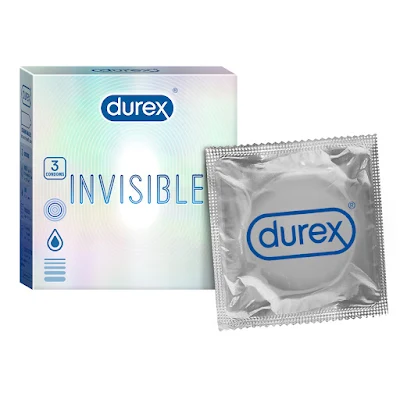 Durex Invisible Condom - 3 pcs