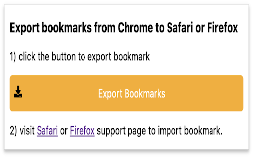 Import/Export Chrome Bookmarks