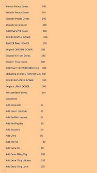 Doner Xpress menu 4