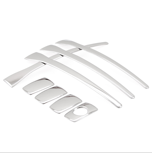 Title 2, Stainless Steel Car Door Handle Stickers Protec...
