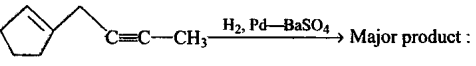 Chemical reaction of alkynes