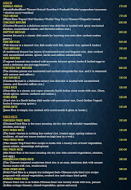 Sky Malabar Restaurant menu 2