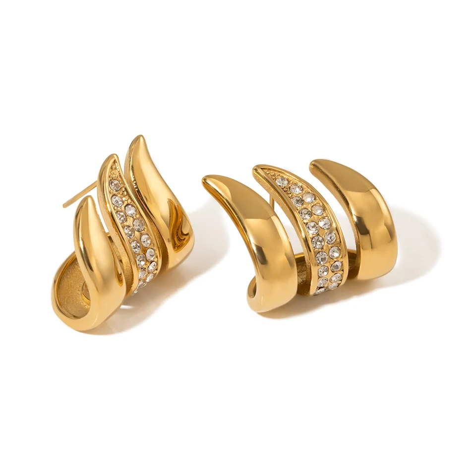 Boucles d'oreilles en or Charmaine
