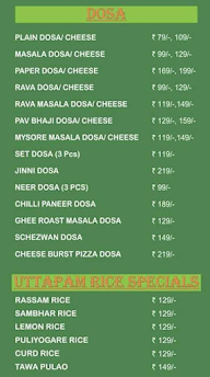 Uttapam - Flavours Of South menu 2