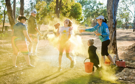 Family having fun