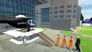 Police Heli Prisoner Transport: Flight Simulator screenshot 8