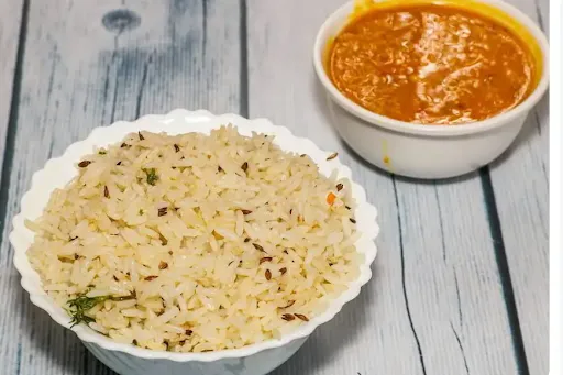 Jeera Rice With Dal