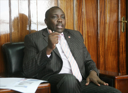 Higher education loans board CEO Charles Ringera during the interview.Photo/HEZRON NJOROGE