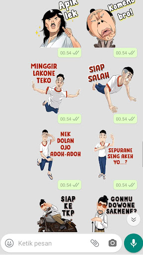 Stiker Jawa Lucu Koplak