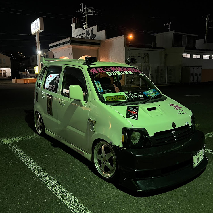 ワゴンRの低そうで低くない少し低い車・SENNA・あゆ車・senna車・どっちの方に行くかなに関するカスタム事例の投稿画像2枚目