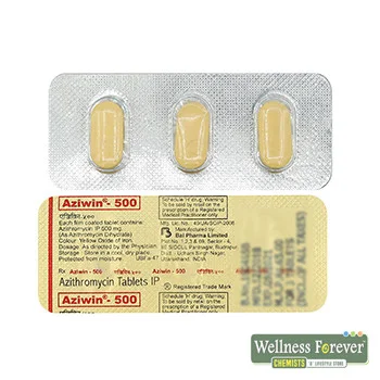 Aziwin 500 Mg Tablet 3's