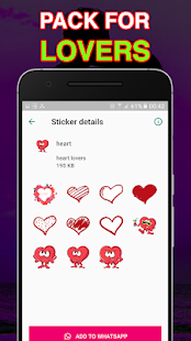 Love stickers For whatsApp - Love WAStickerApps Screenshot