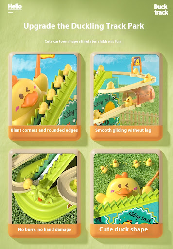 Title 3, Childrens Little Duck Slide Electric Suit Toys...